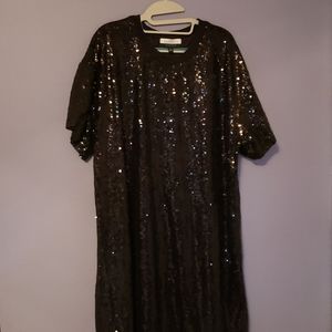 Black Sequin Dress